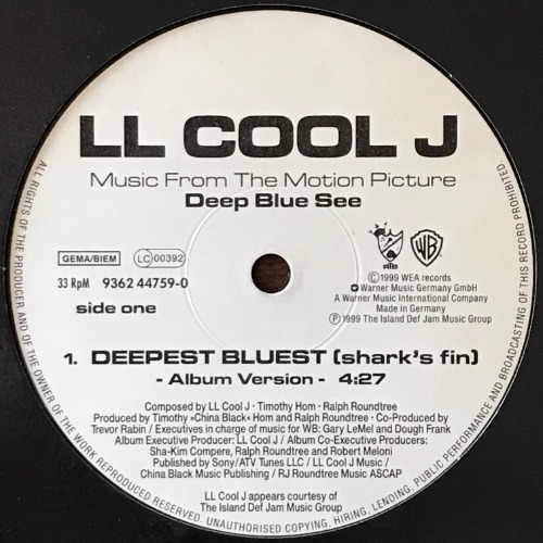 LL Cool J - Deepest Bluest (Shark&#039;s Fin) Music From The Motion Picture &quot;Deep Blue Sea&quot;