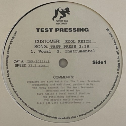 Kool Keith - Test Press