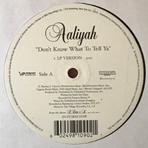 Aaliyah - Don&#039;t Know What To Tell Ya / Got To Give It Up (Remix)