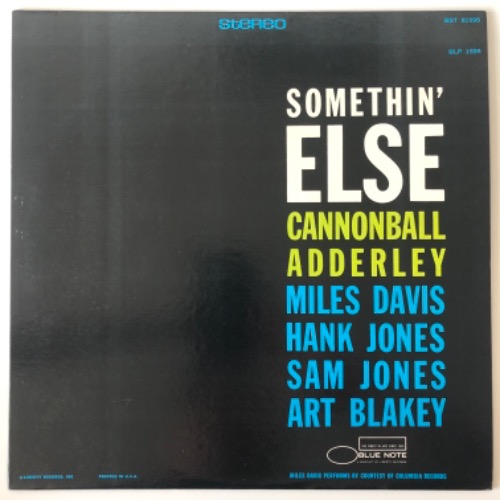Cannonball Adderley - Somethin&#039; Else