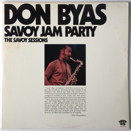 Don Byas - Savoy Jam Party [2 x LP]
