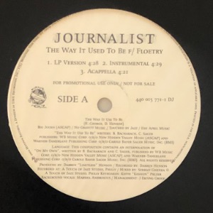 Journalist - The Way It Used To Be